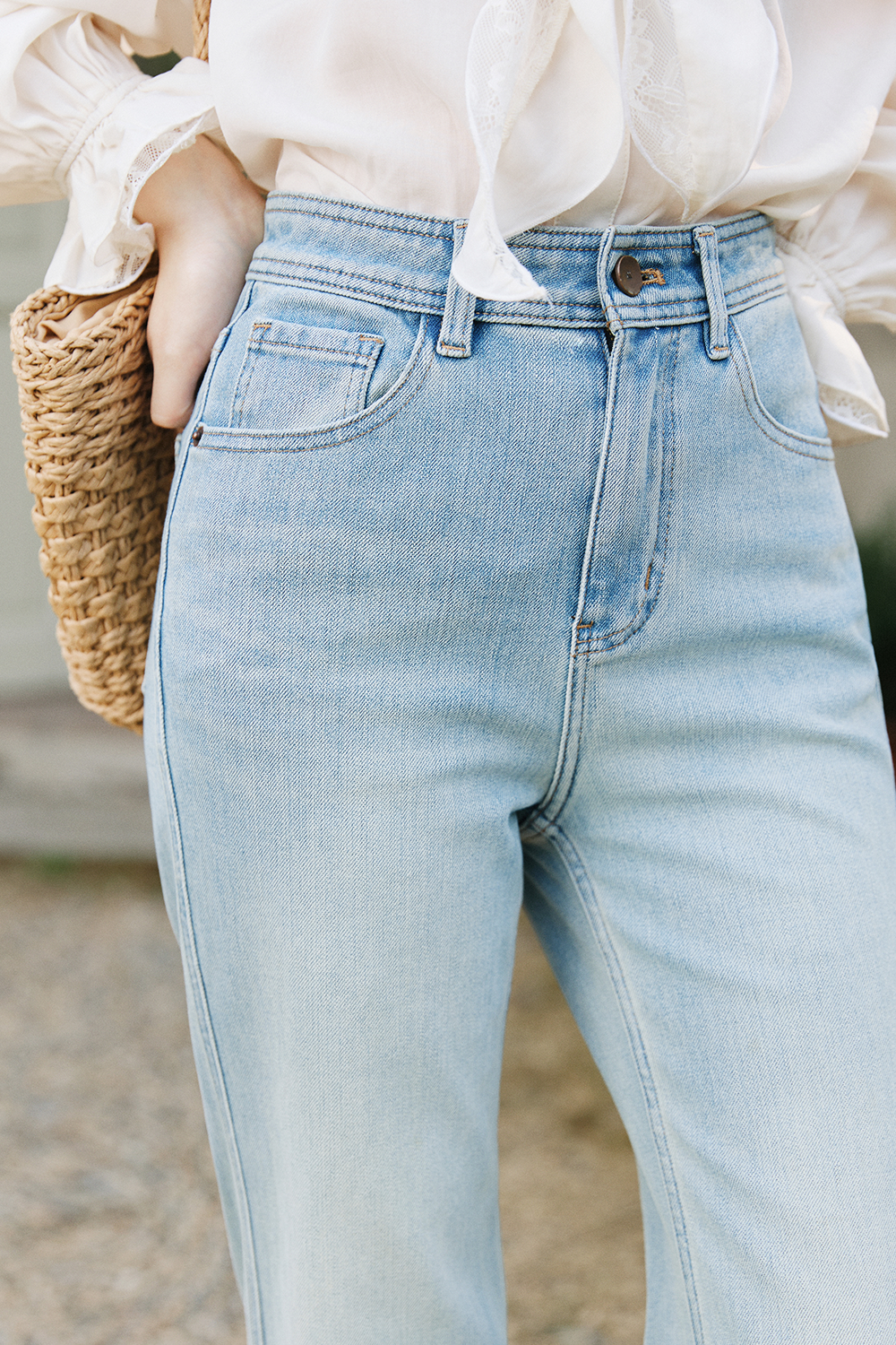 กางเกงยีนส์เดนิมสำหรับผู้หญิง