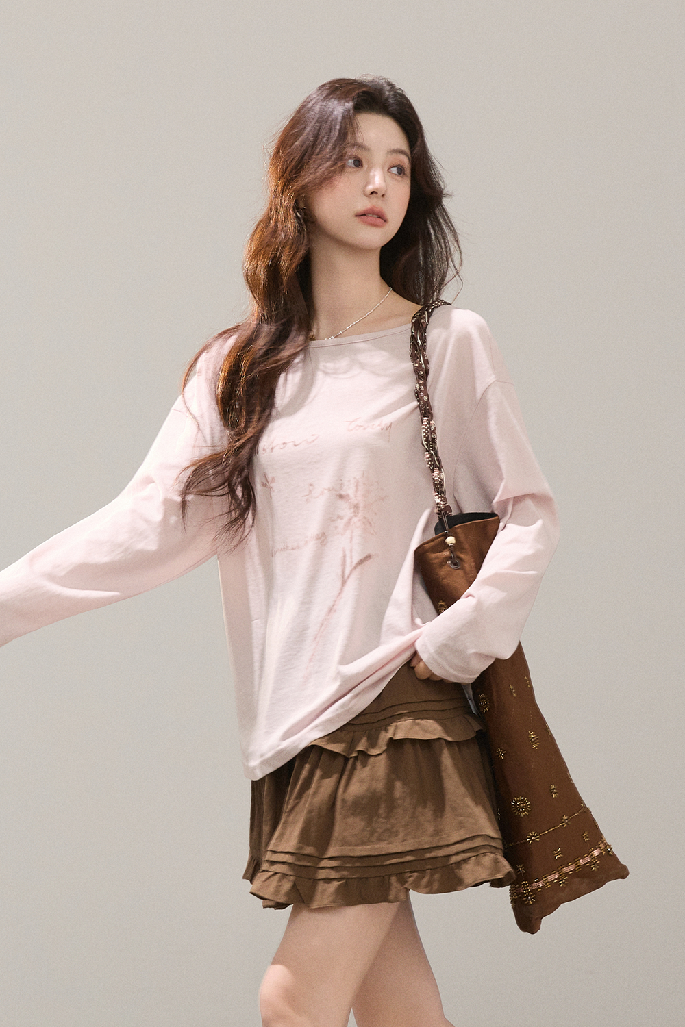 レディース長袖Tシャツ