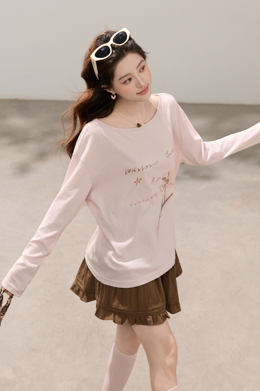 レディース長袖Tシャツ