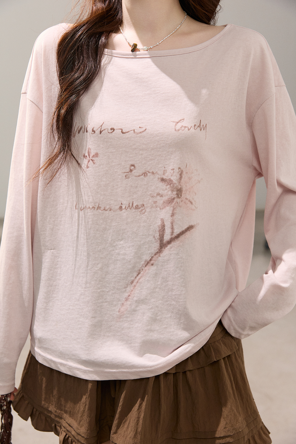 レディース長袖Tシャツ