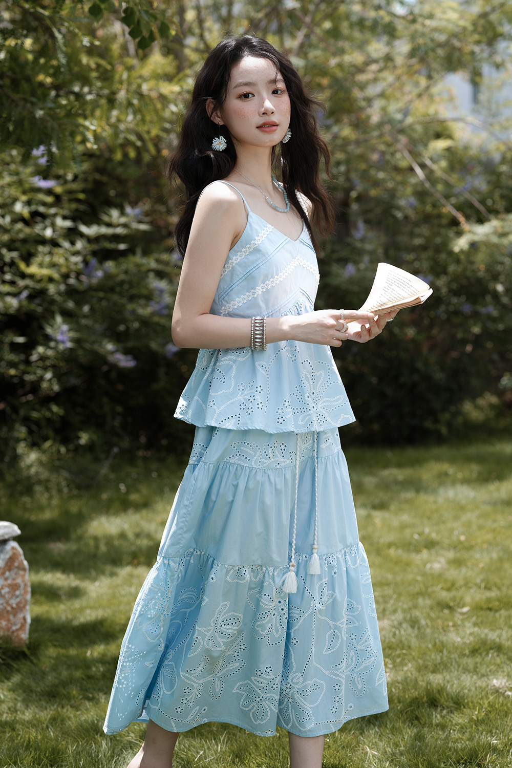Blouse and Skirt Set