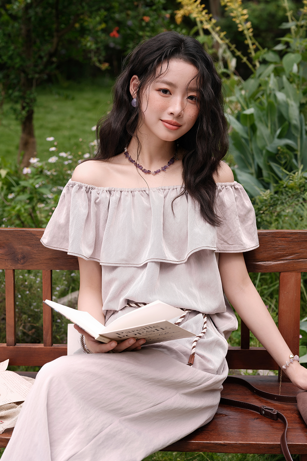 블라우스와 팬츠 세트