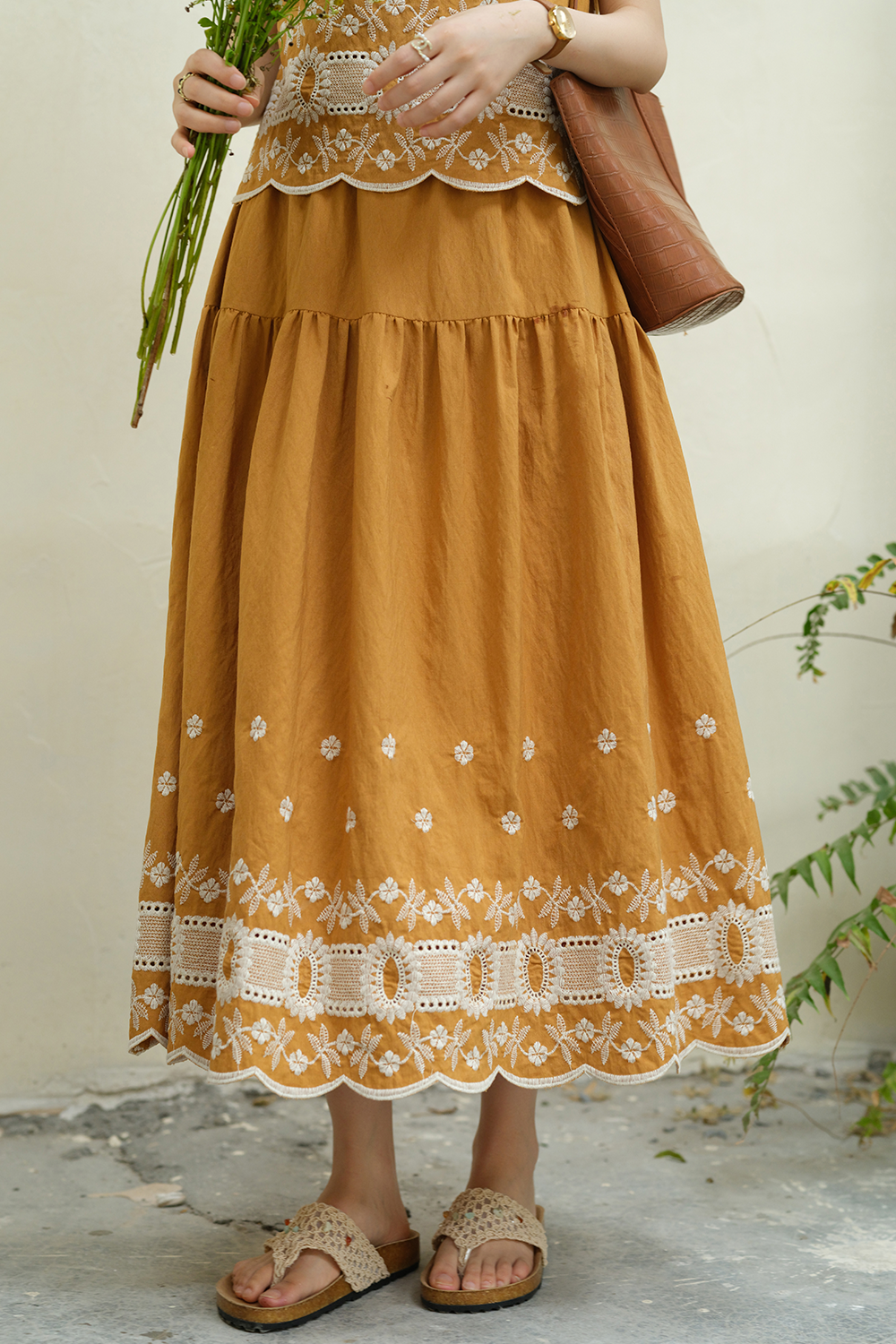 Blouse and Skirt Set
