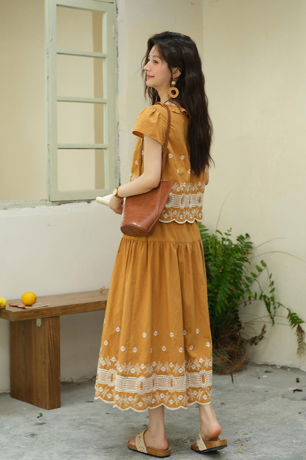 Blouse and Skirt Set