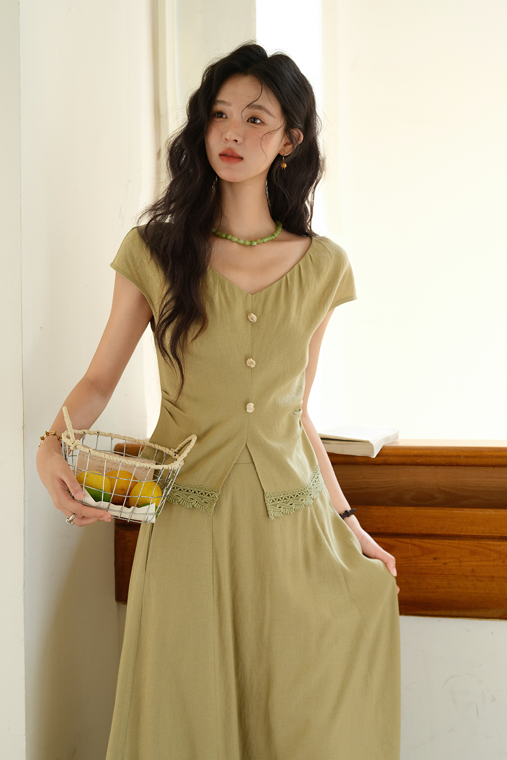 Blouse and Pant Set