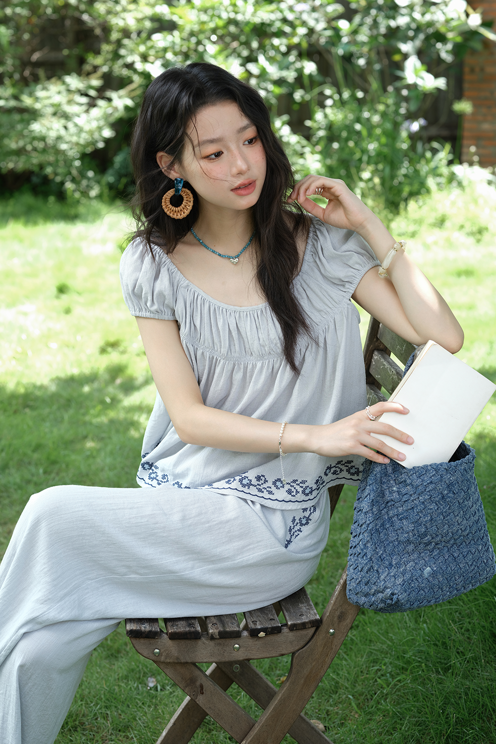 Blouse and Pant Set