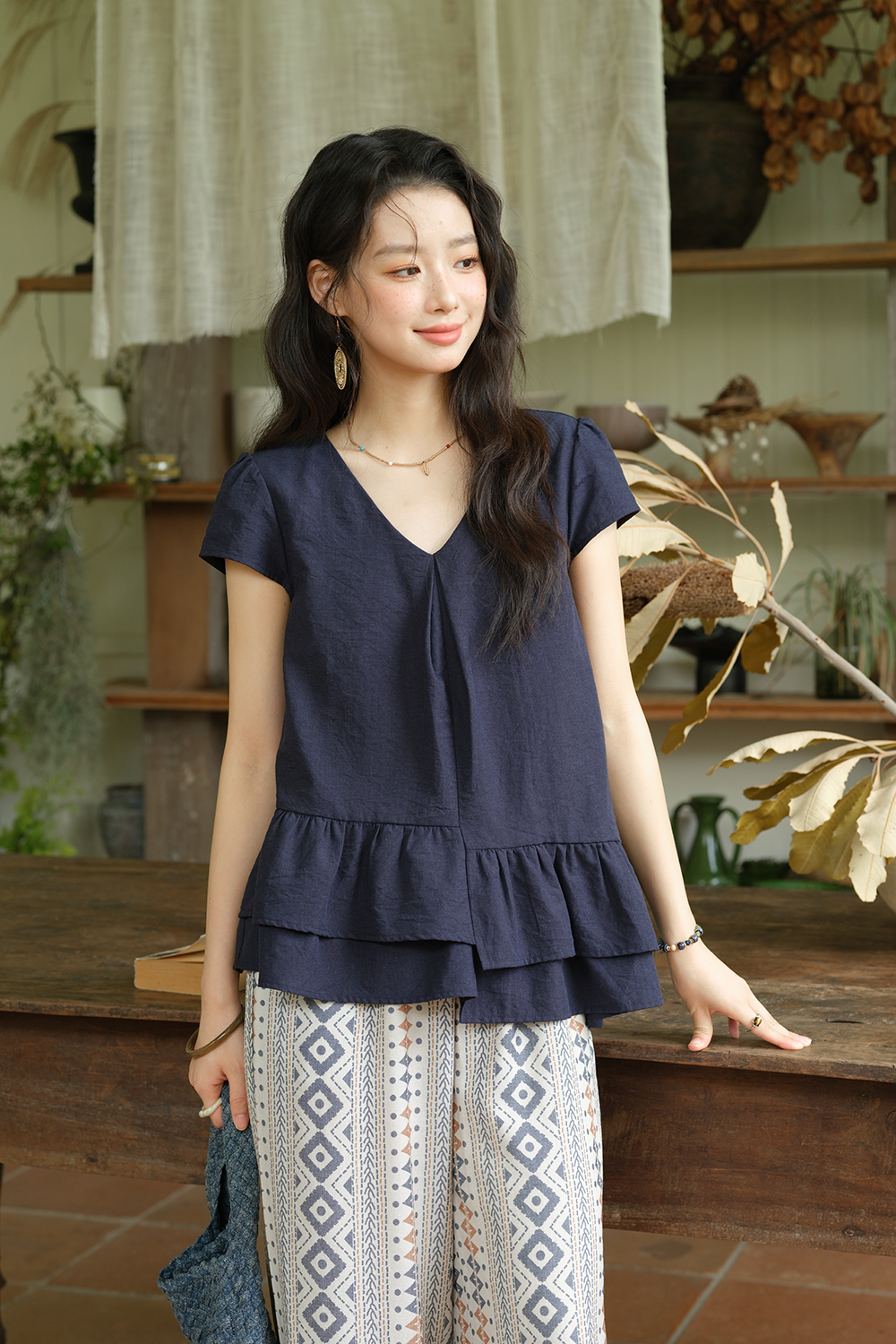 Blouse and Pant Set