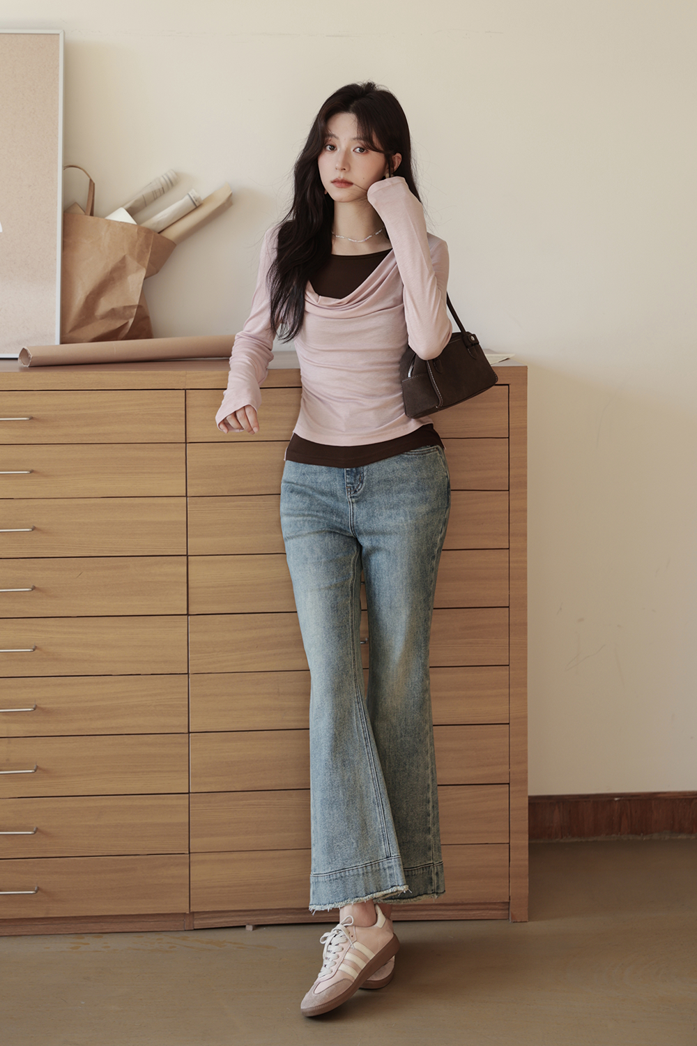 Áo Sơ Mi Nữ Dệt Kim