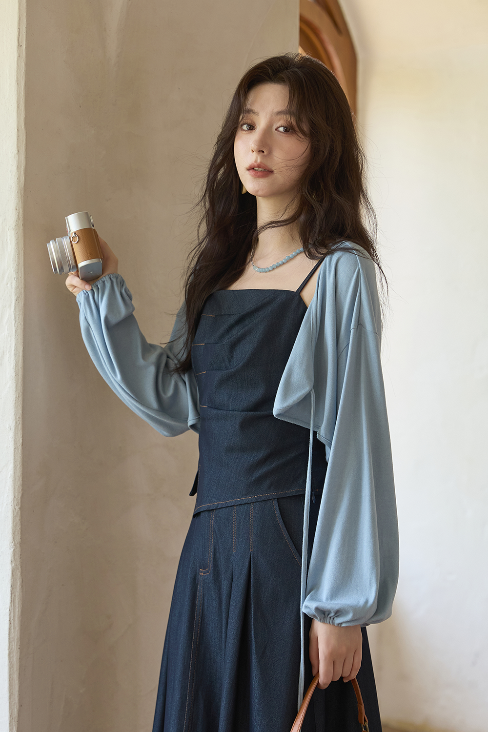 Suspender Set and Cardigan Sold Separately
