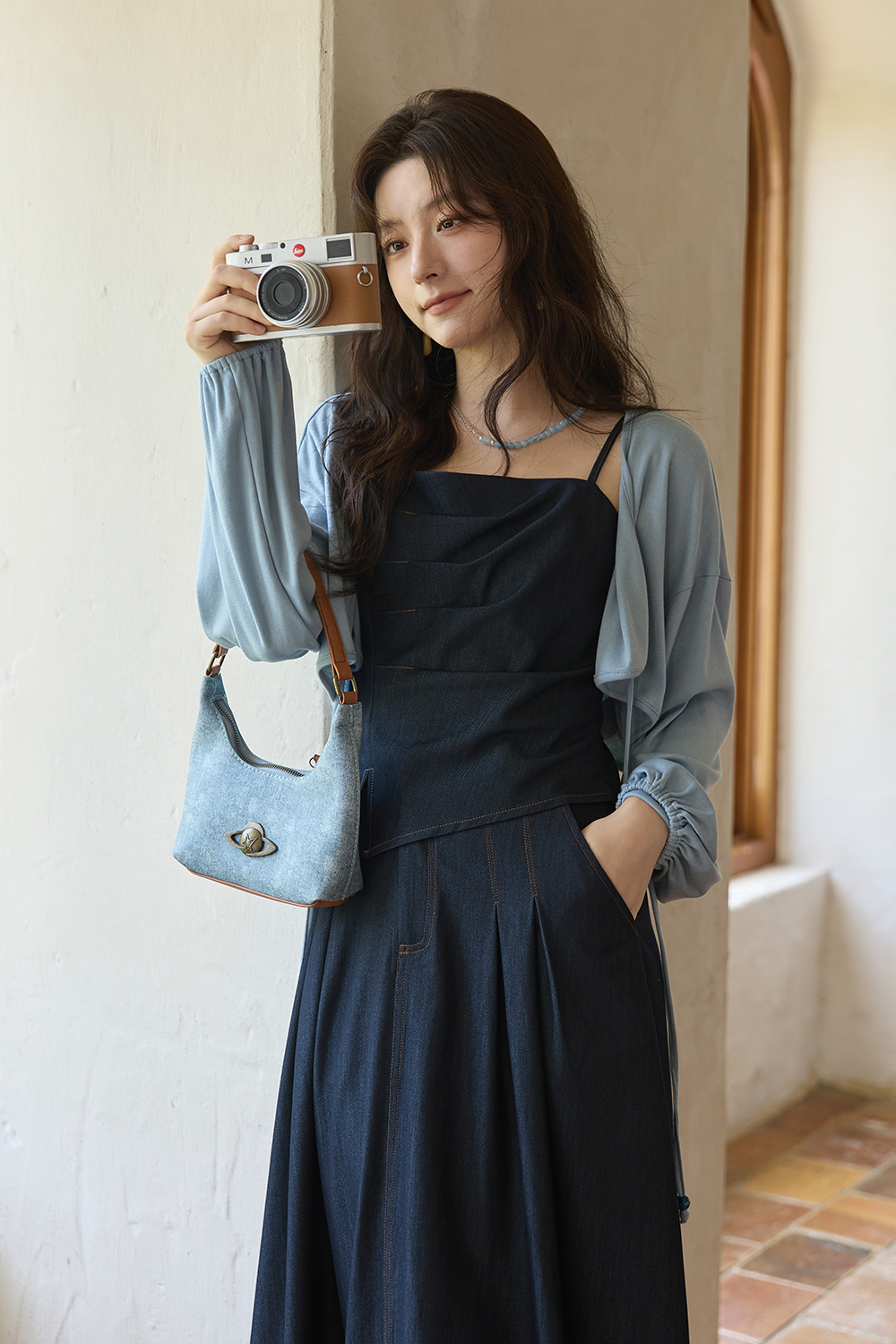 Suspender Set and Cardigan Sold Separately