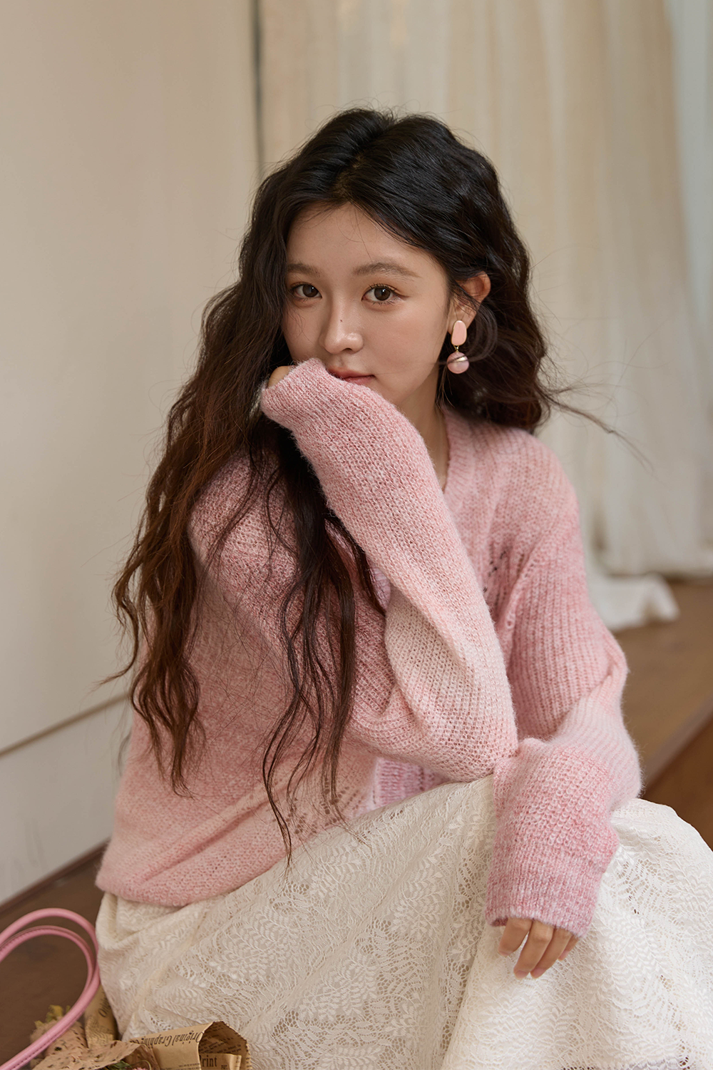 여성용 니트 셔츠