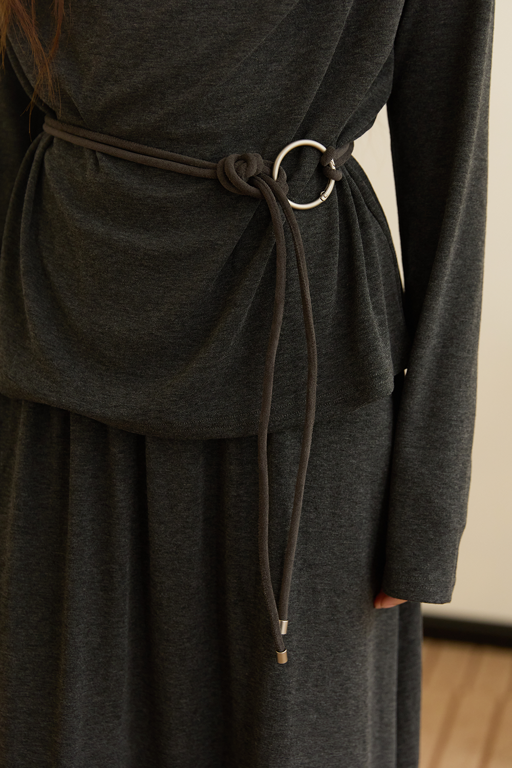 Top and Skirt Suit Set