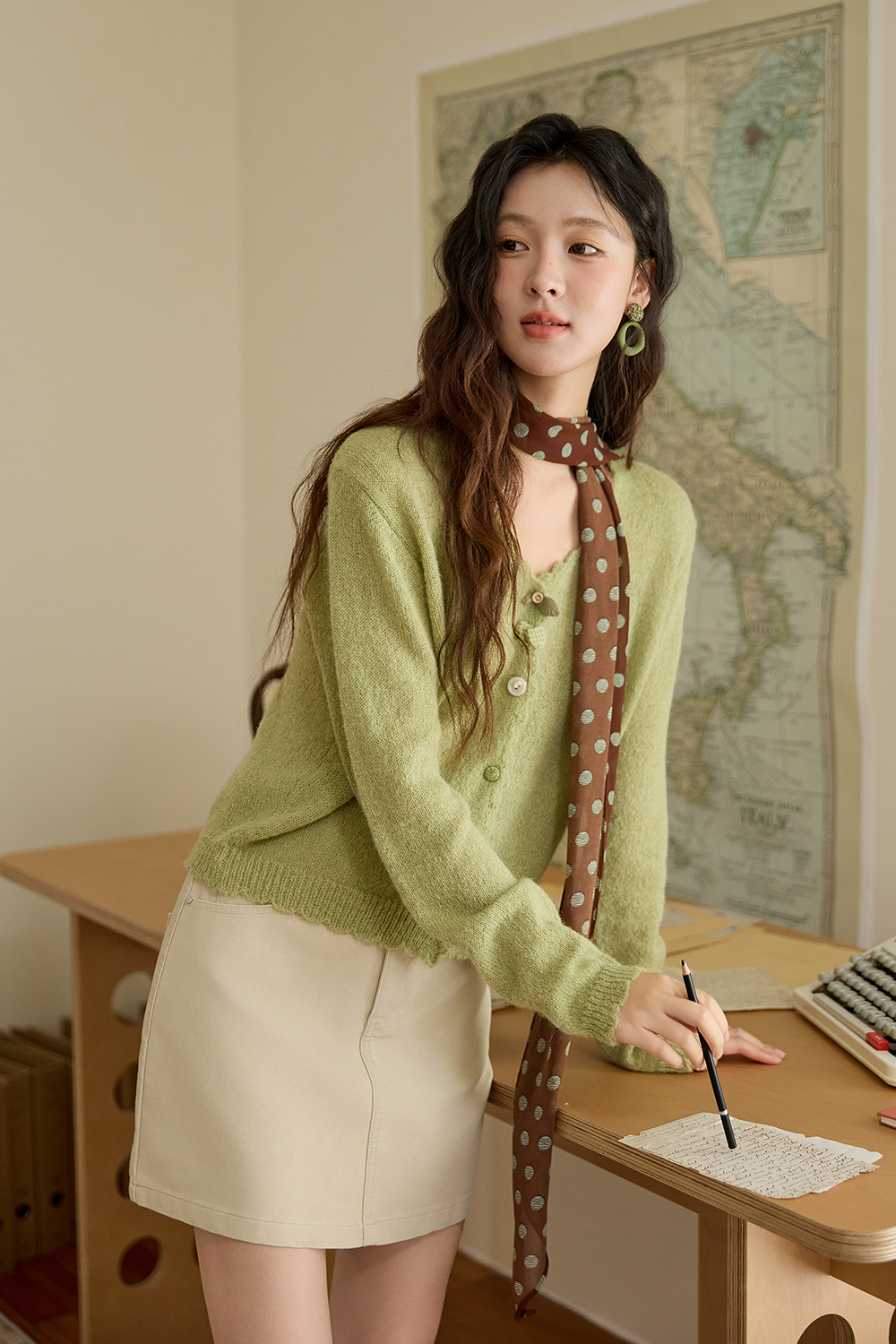 Áo Sơ Mi Nữ Dệt Kim