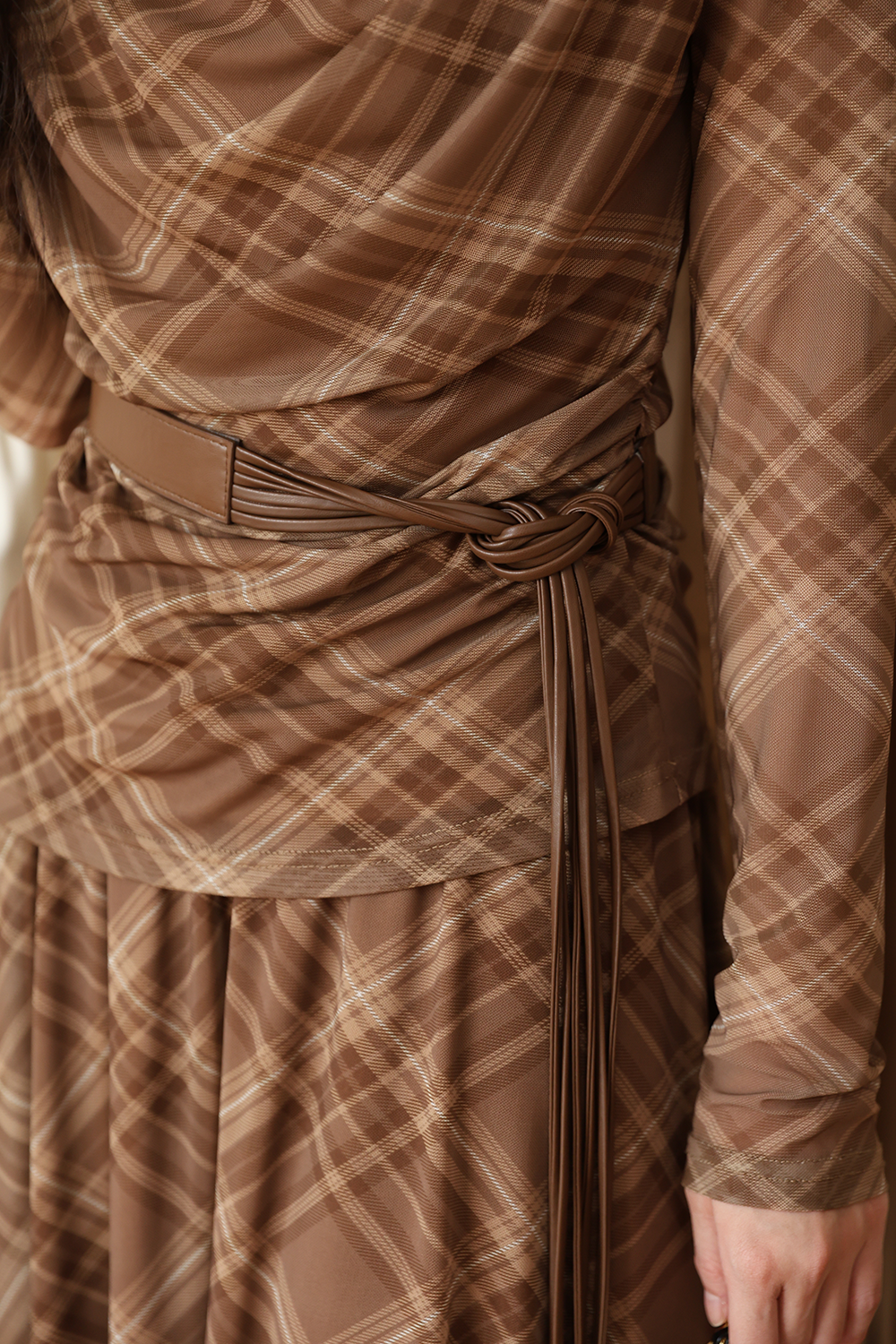 Top and Skirt Suit Set