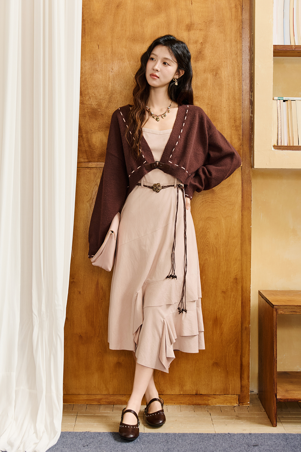 Dress and Cardigan Set