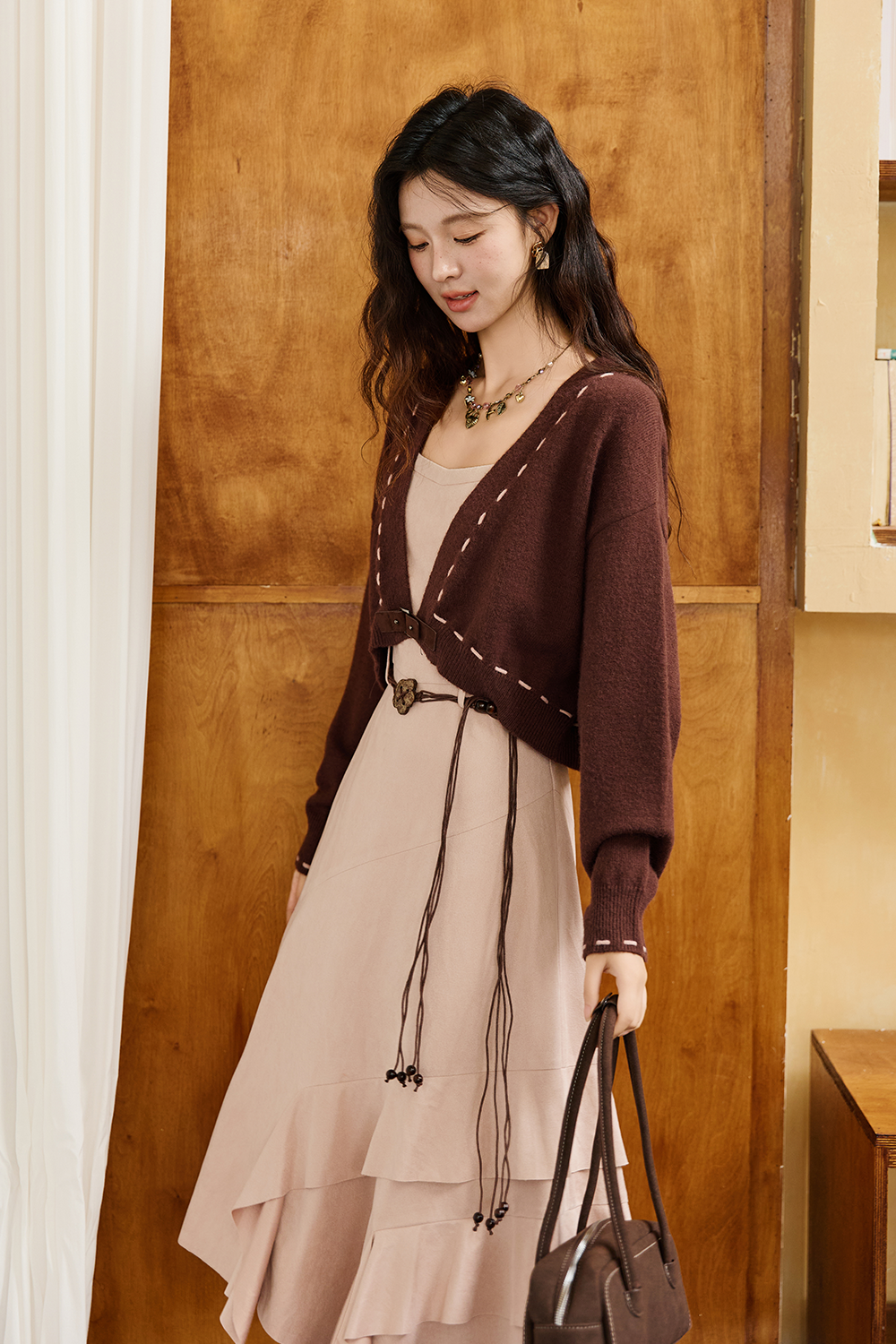 Dress and Cardigan Set