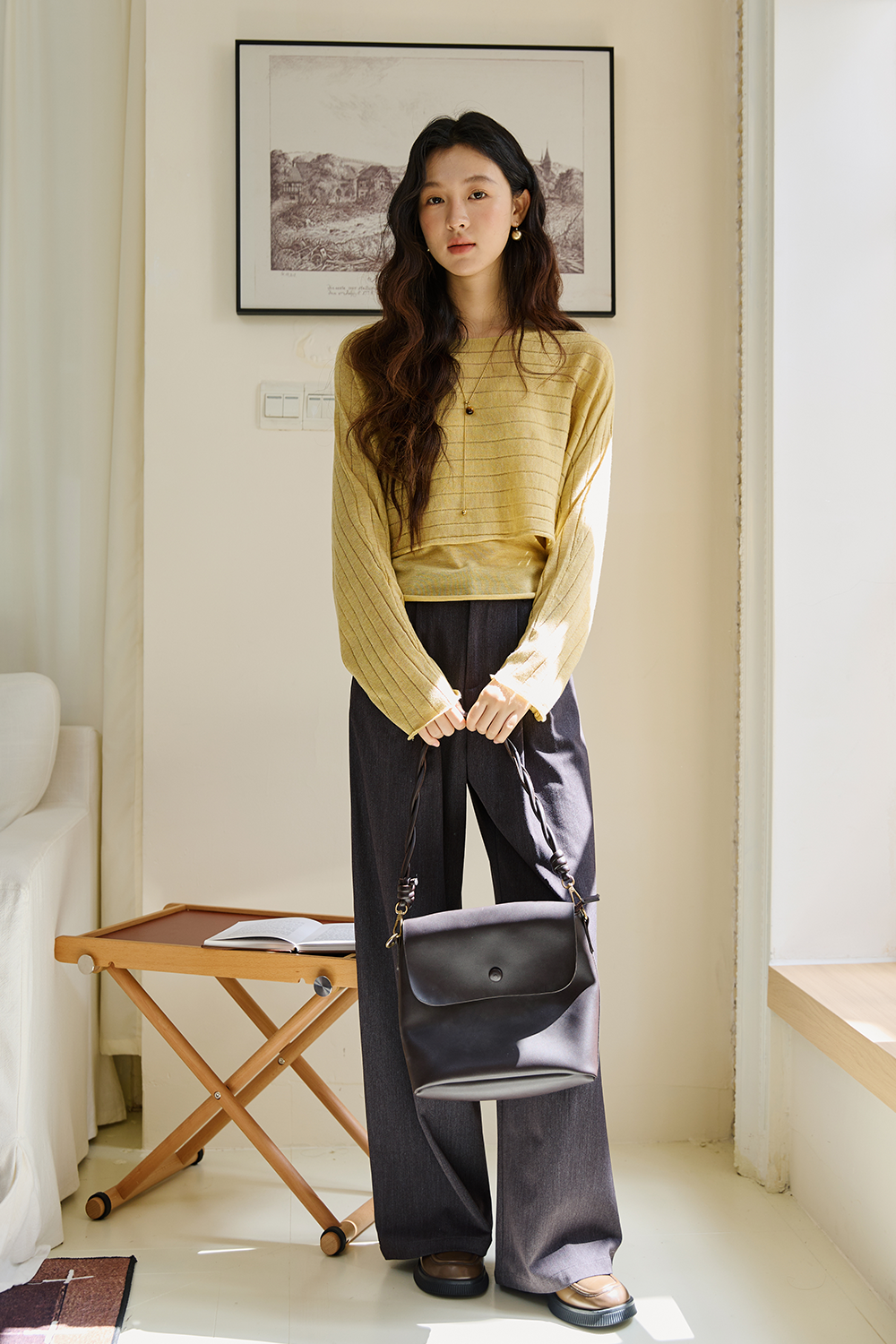 Knit Shirt Suit for Women