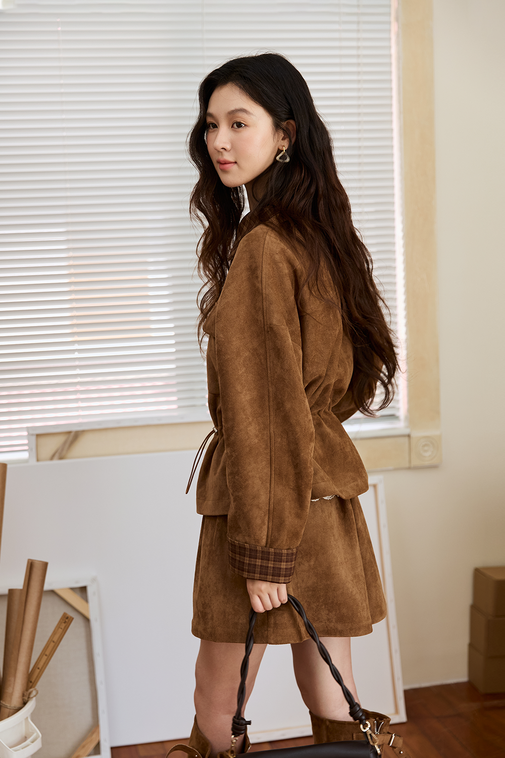 Coat and Shorts Set