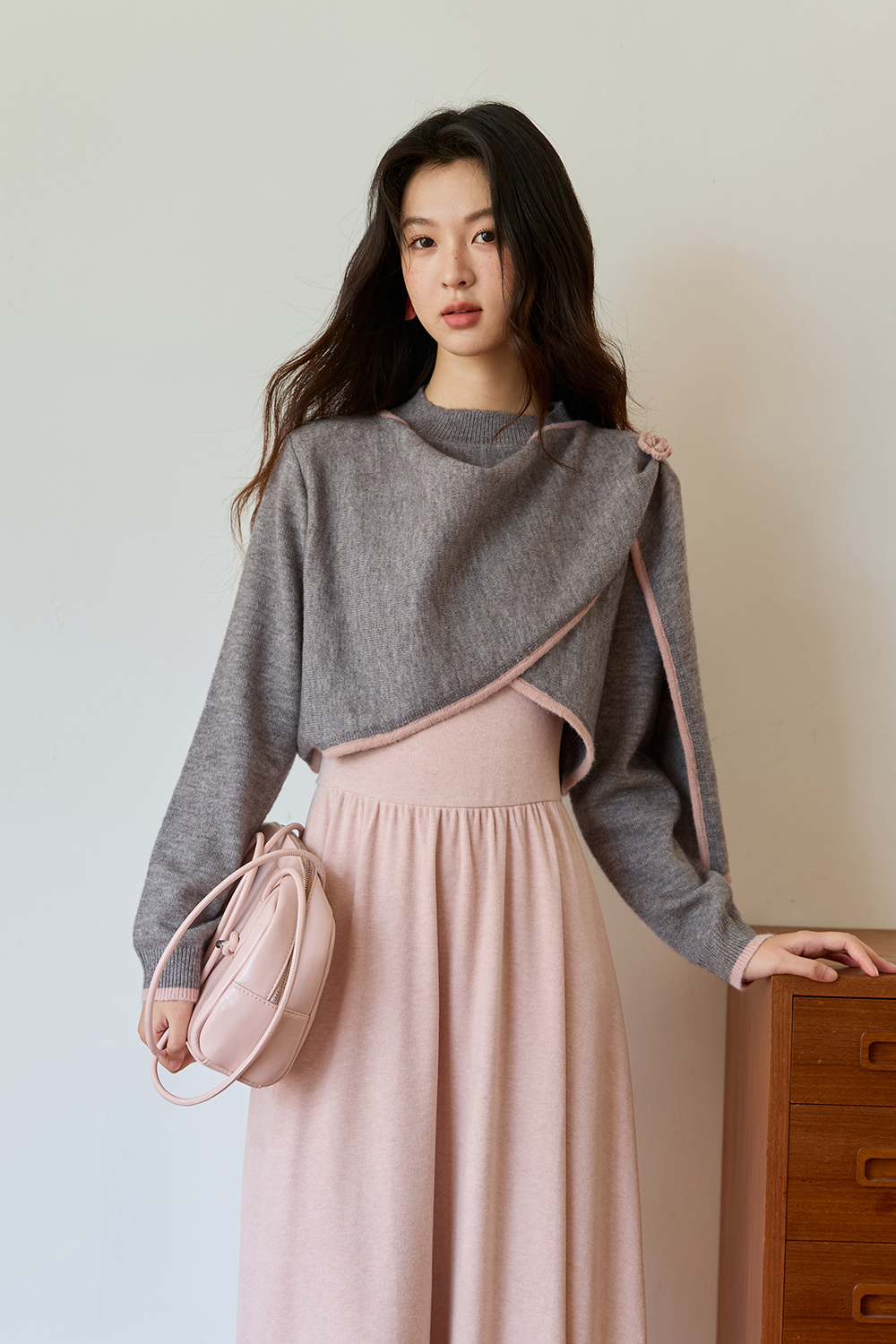 Dress and Knit Shirt Set