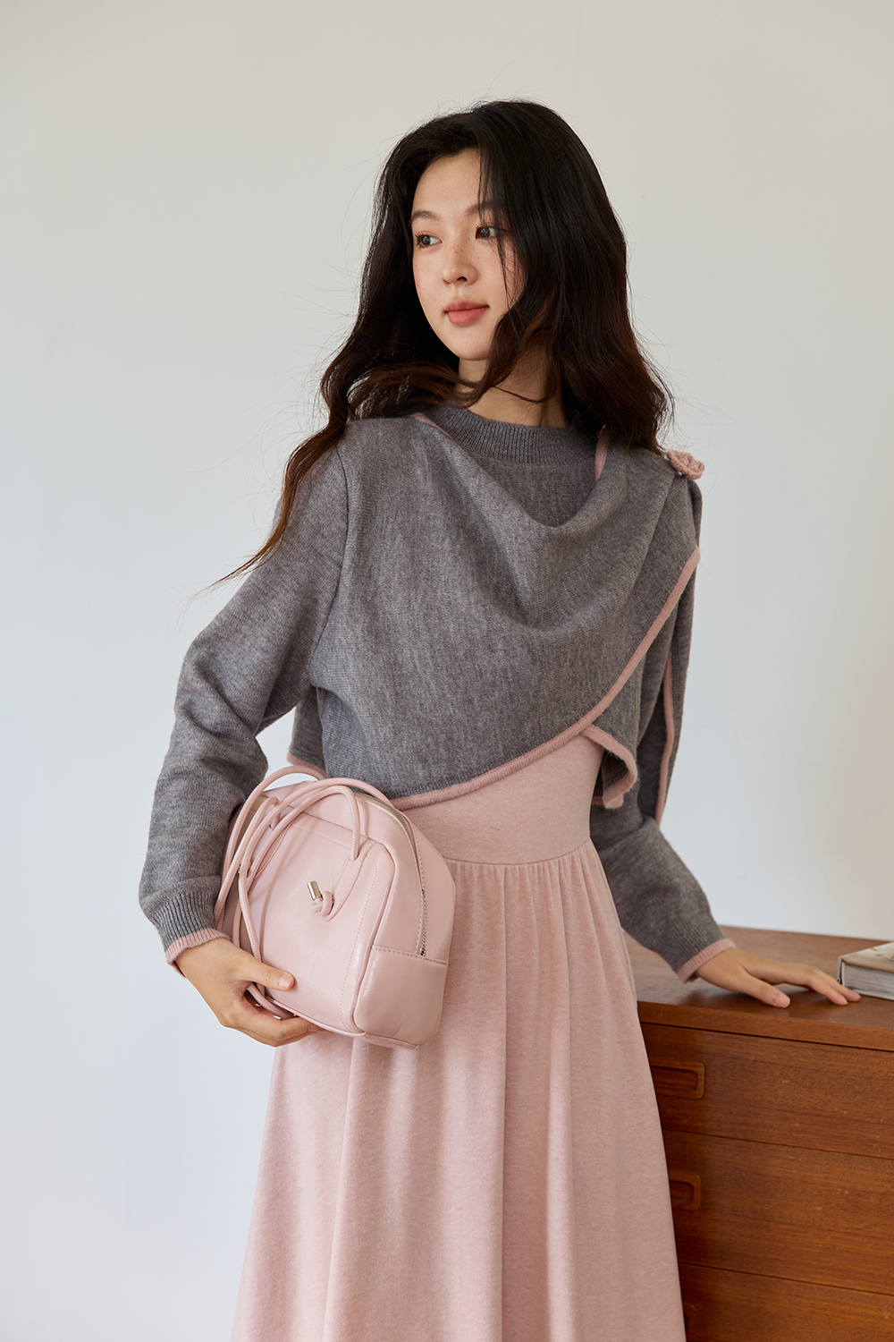 Dress and Knit Shirt Set