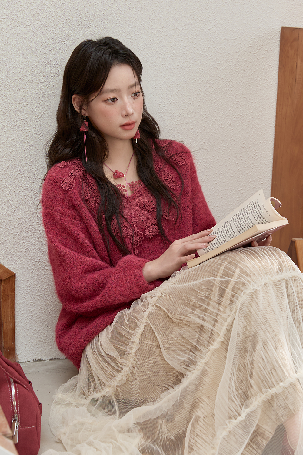 여성용 니트 셔츠