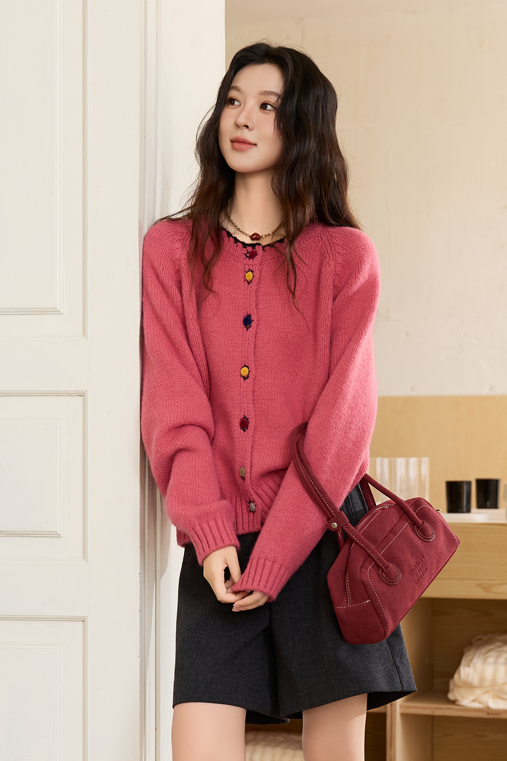 여성용 니트 셔츠