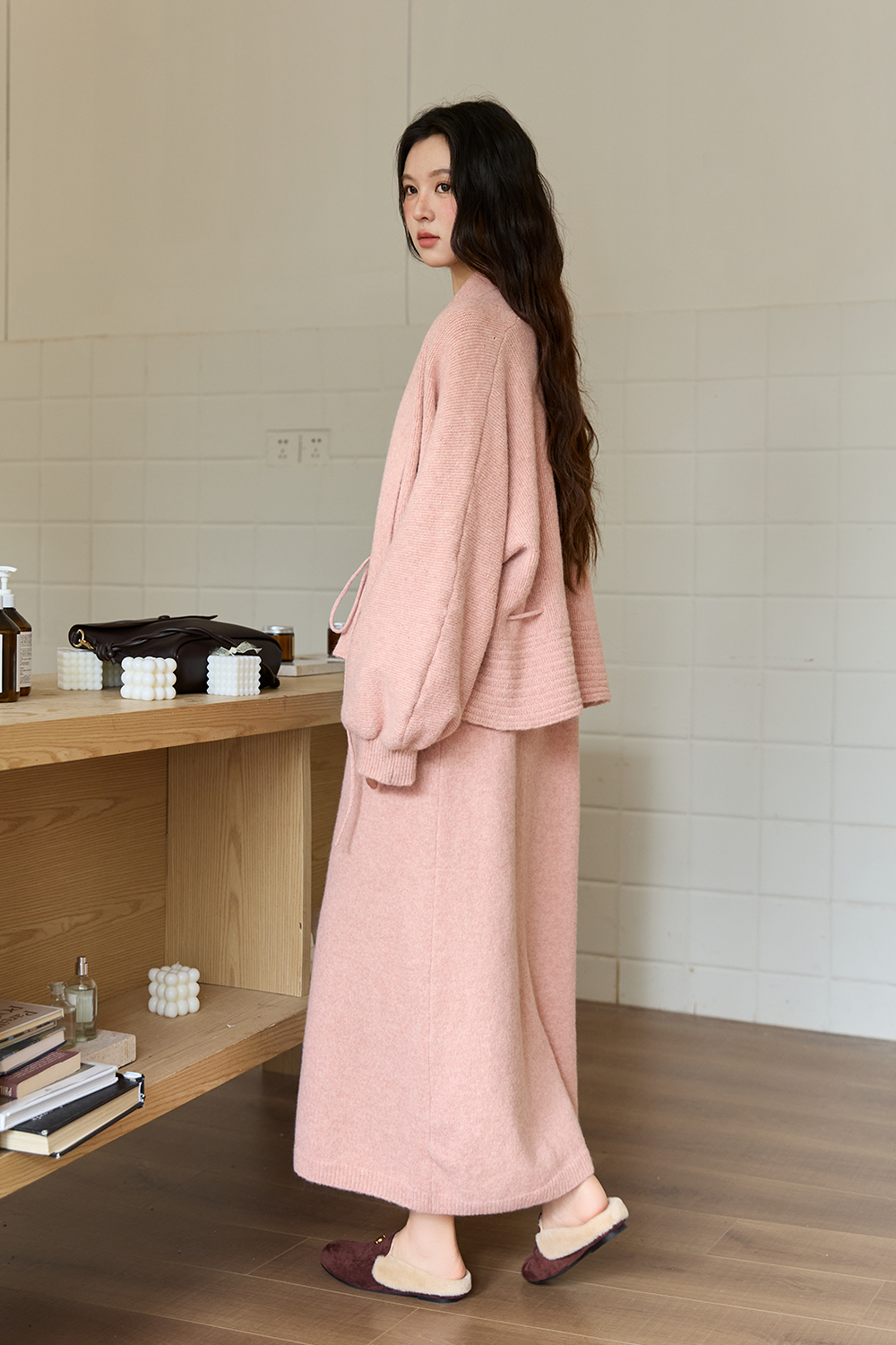 Set Kemeja Rajut untuk Wanita