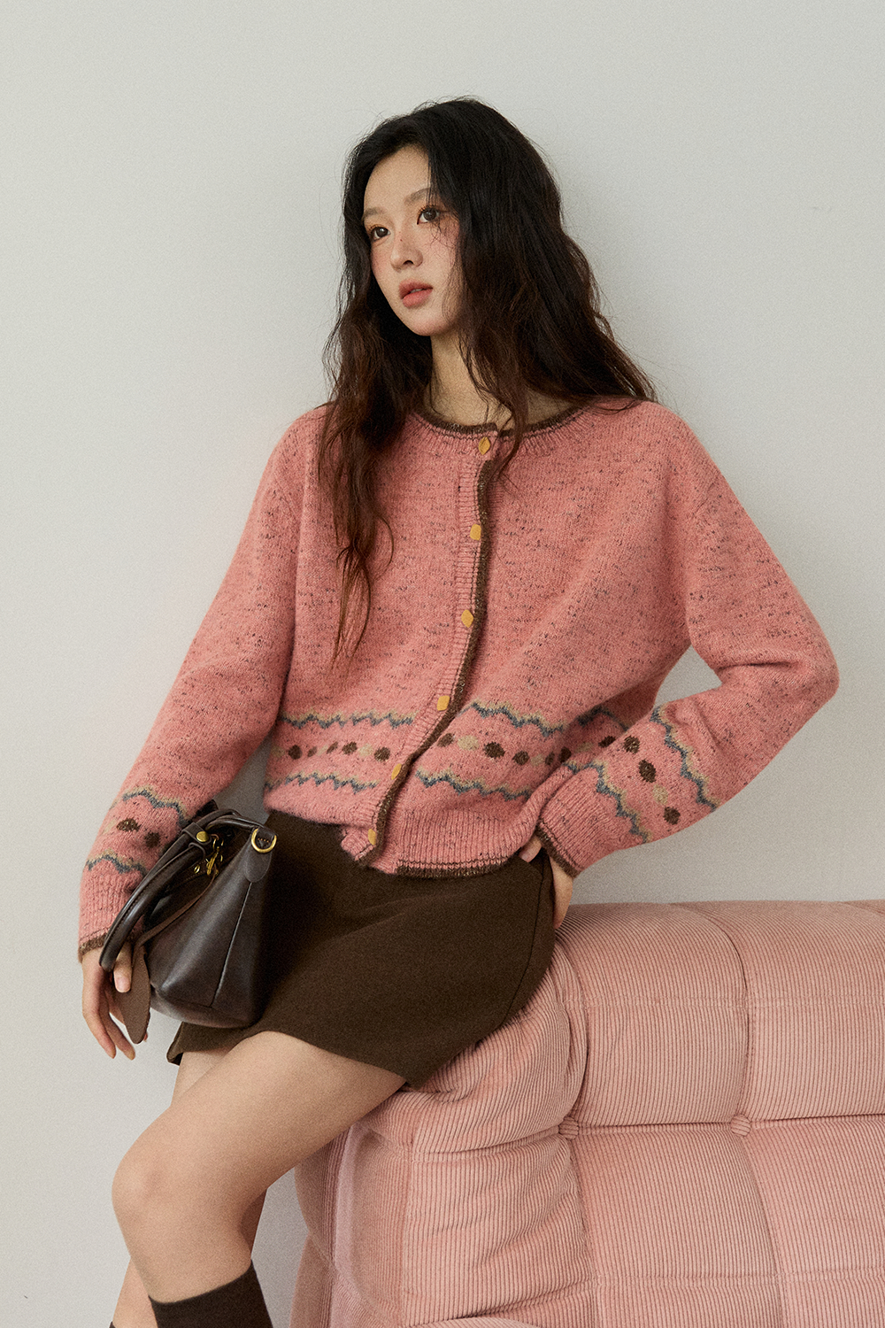 여성용 니트 셔츠