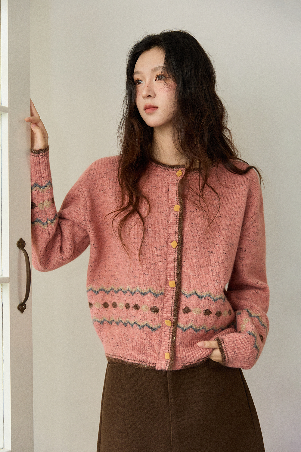 여성용 니트 셔츠