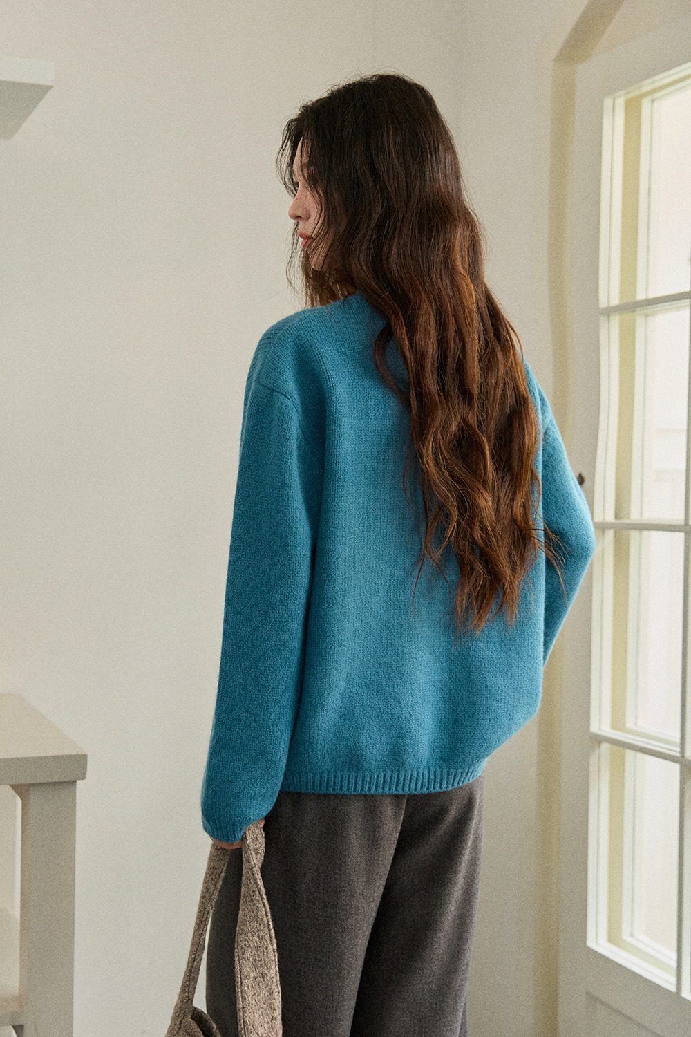 여성용 니트 셔츠