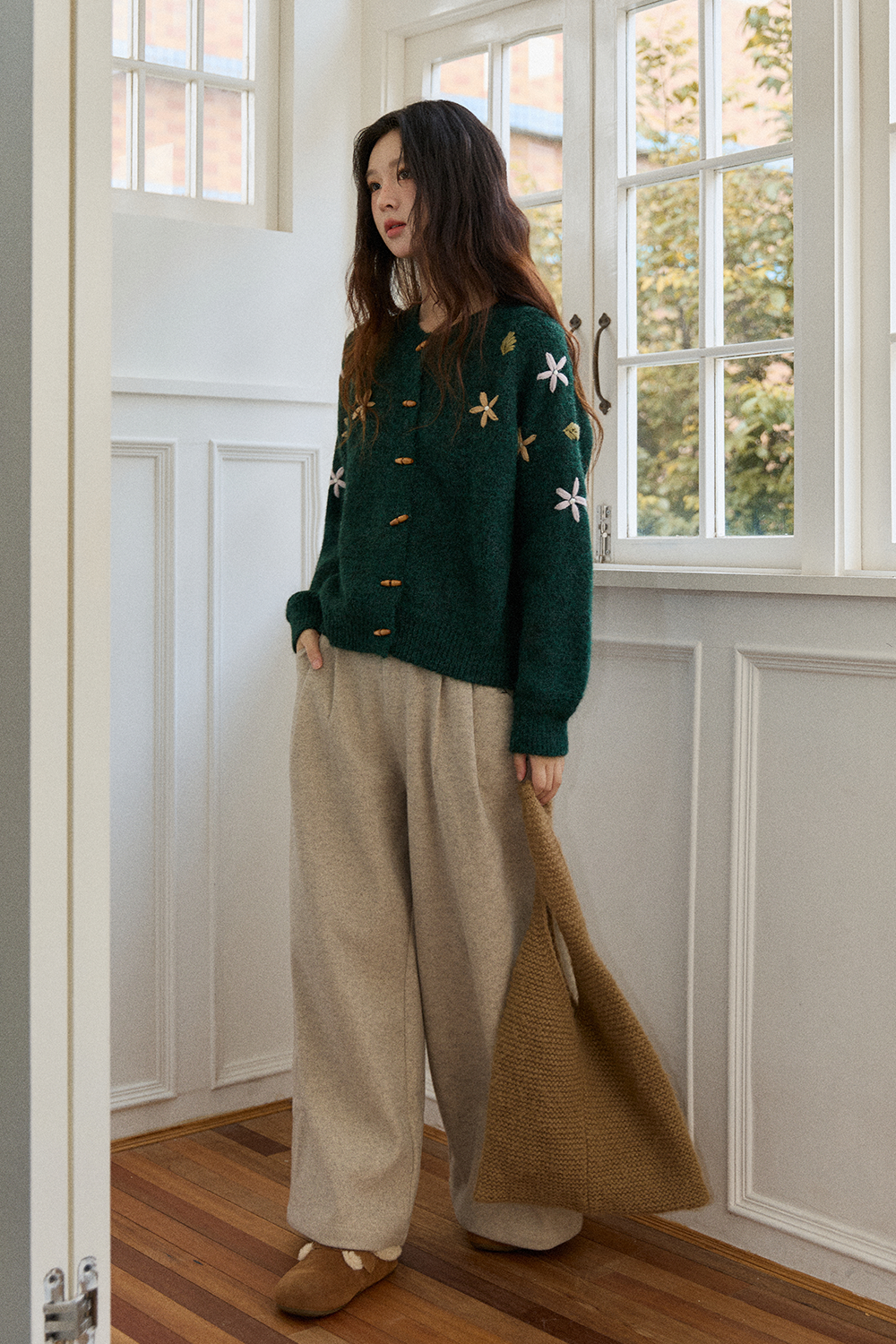 여성용 니트 셔츠