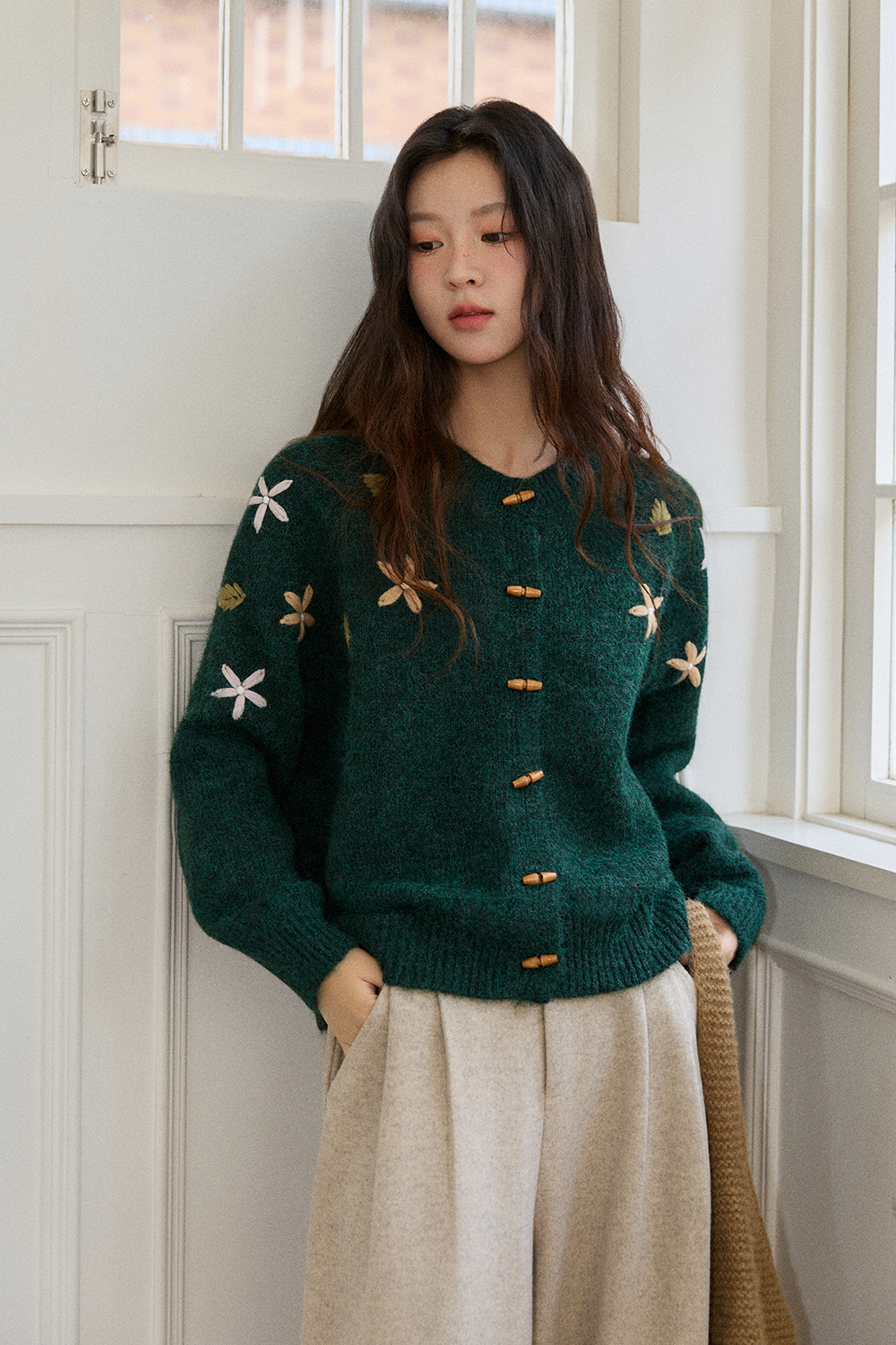 여성용 니트 셔츠