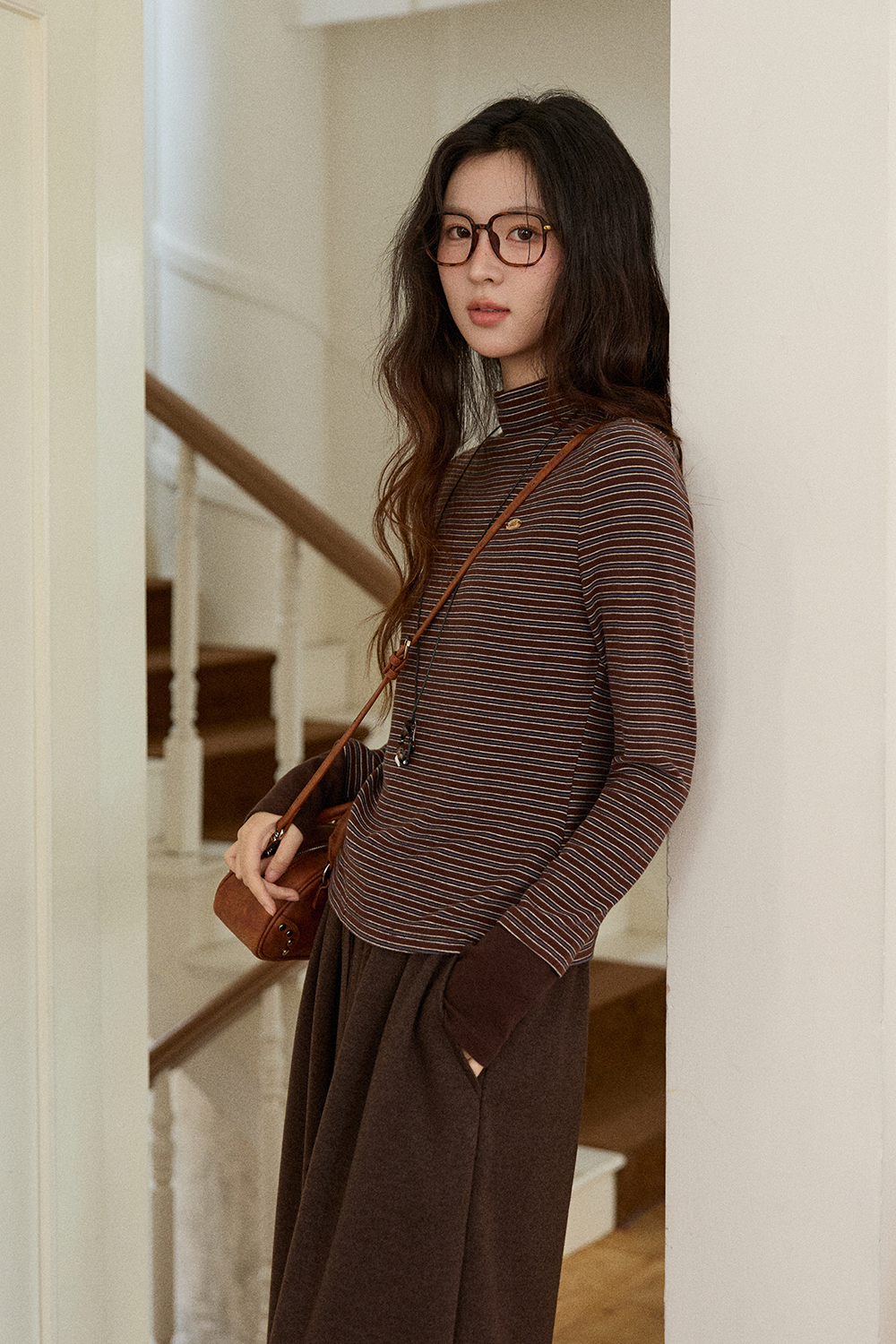 여성용 니트 셔츠