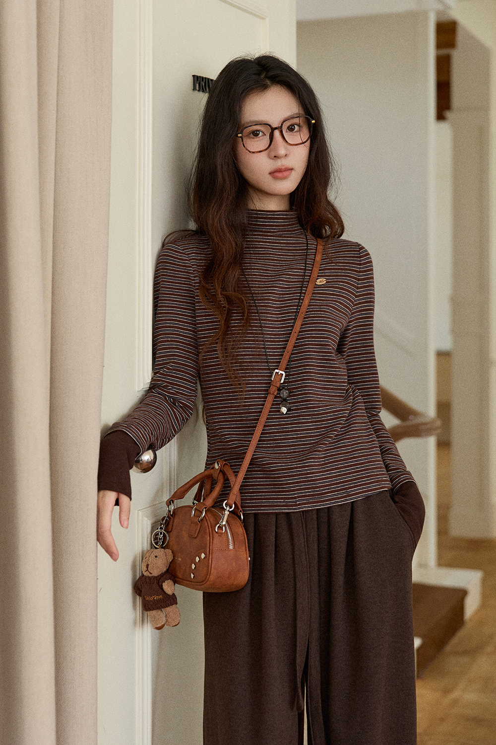 여성용 니트 셔츠