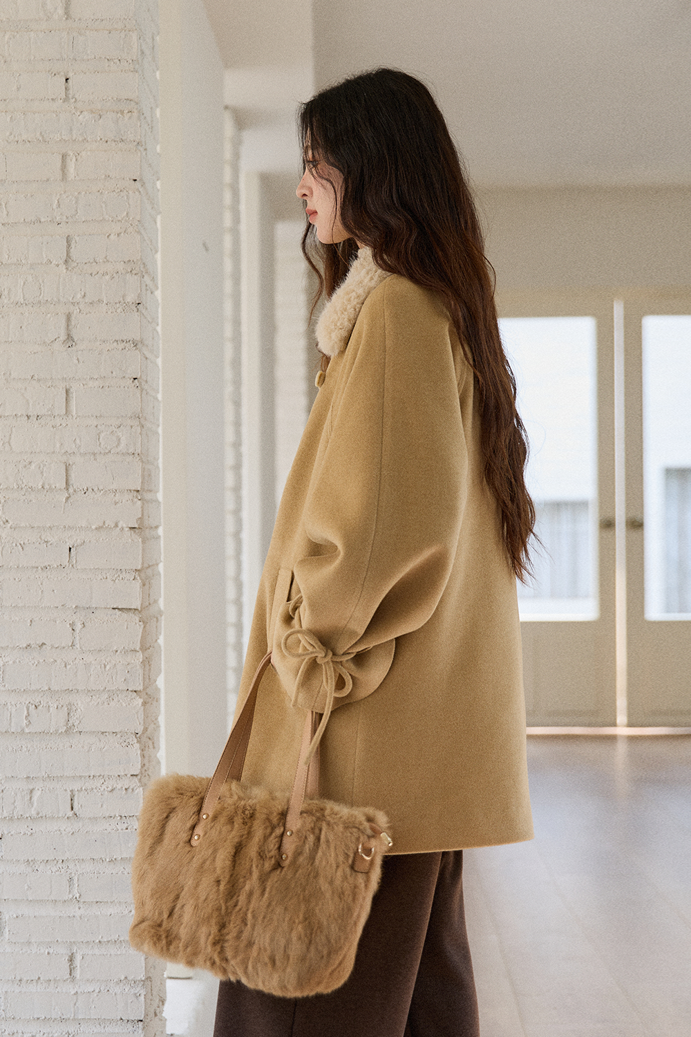 여성용 울 코트