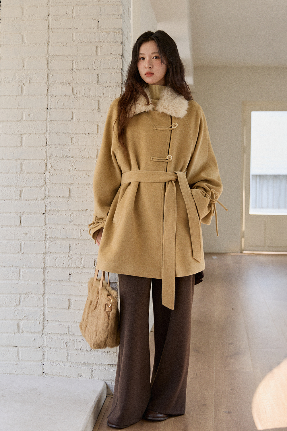 여성용 울 코트