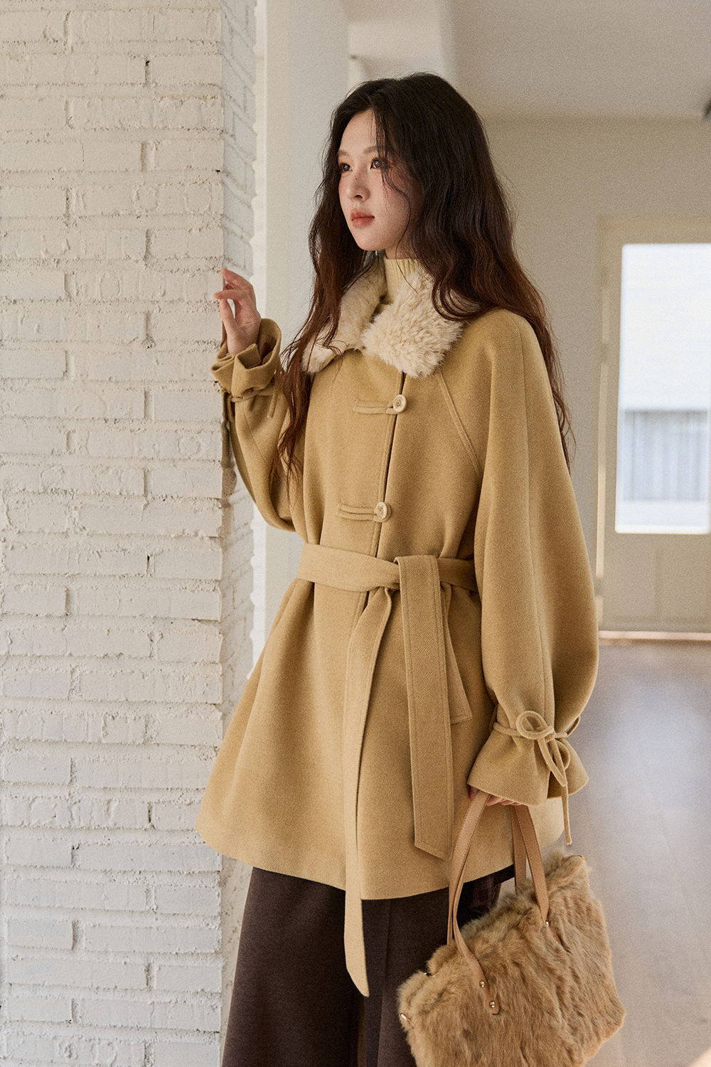 여성용 울 코트