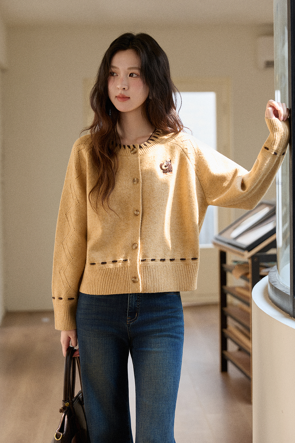 Áo Sơ Mi Nữ Dệt Kim