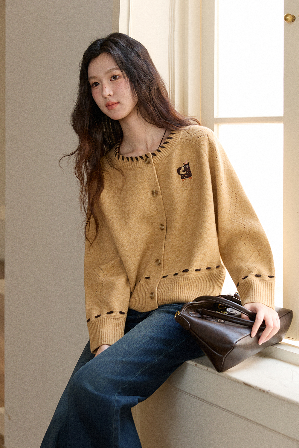 Áo Sơ Mi Nữ Dệt Kim