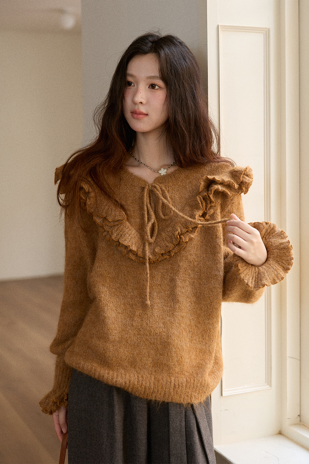 Áo Sơ Mi Nữ Dệt Kim