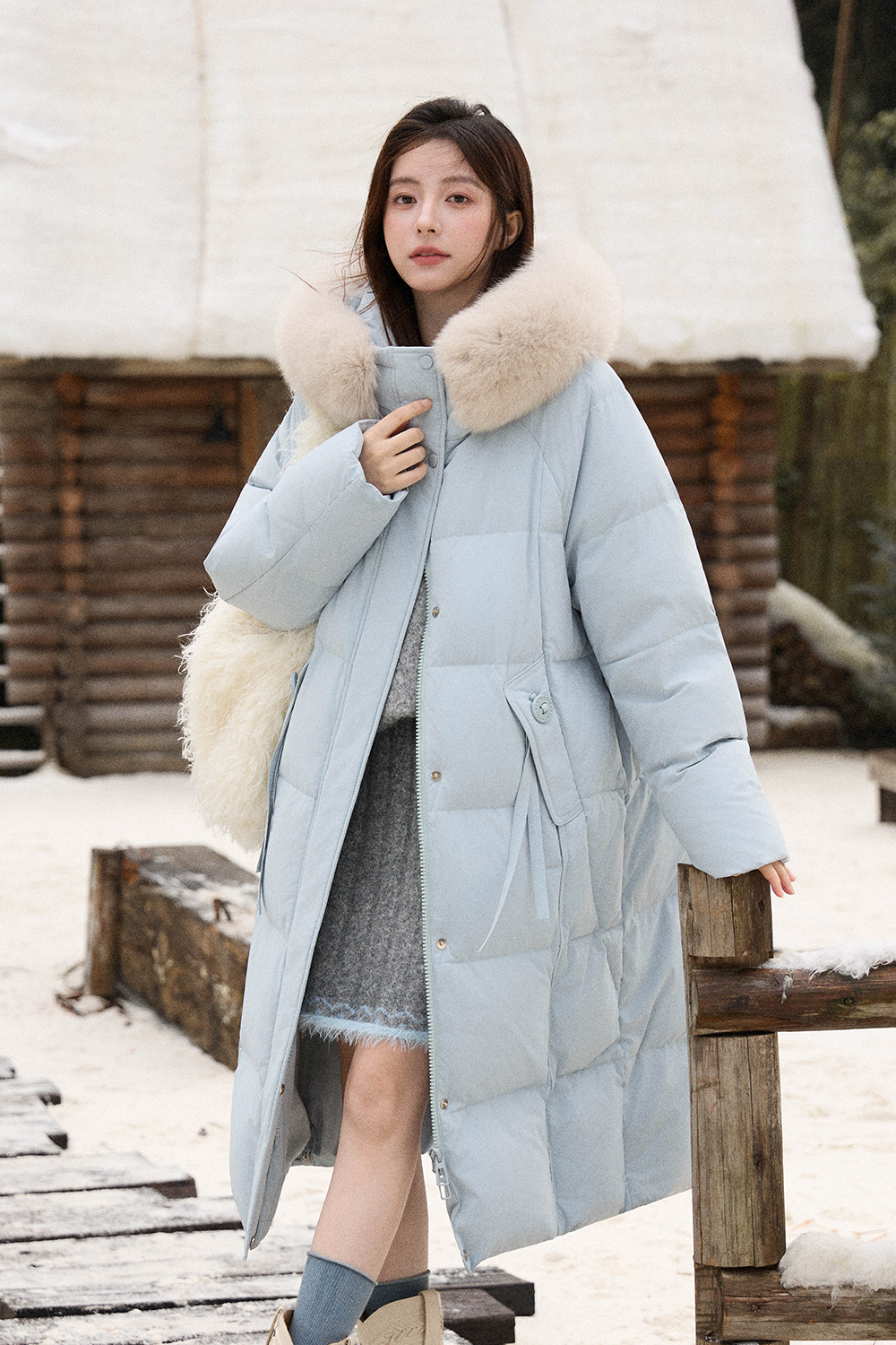 여성용 퍼퍼 재킷 코트