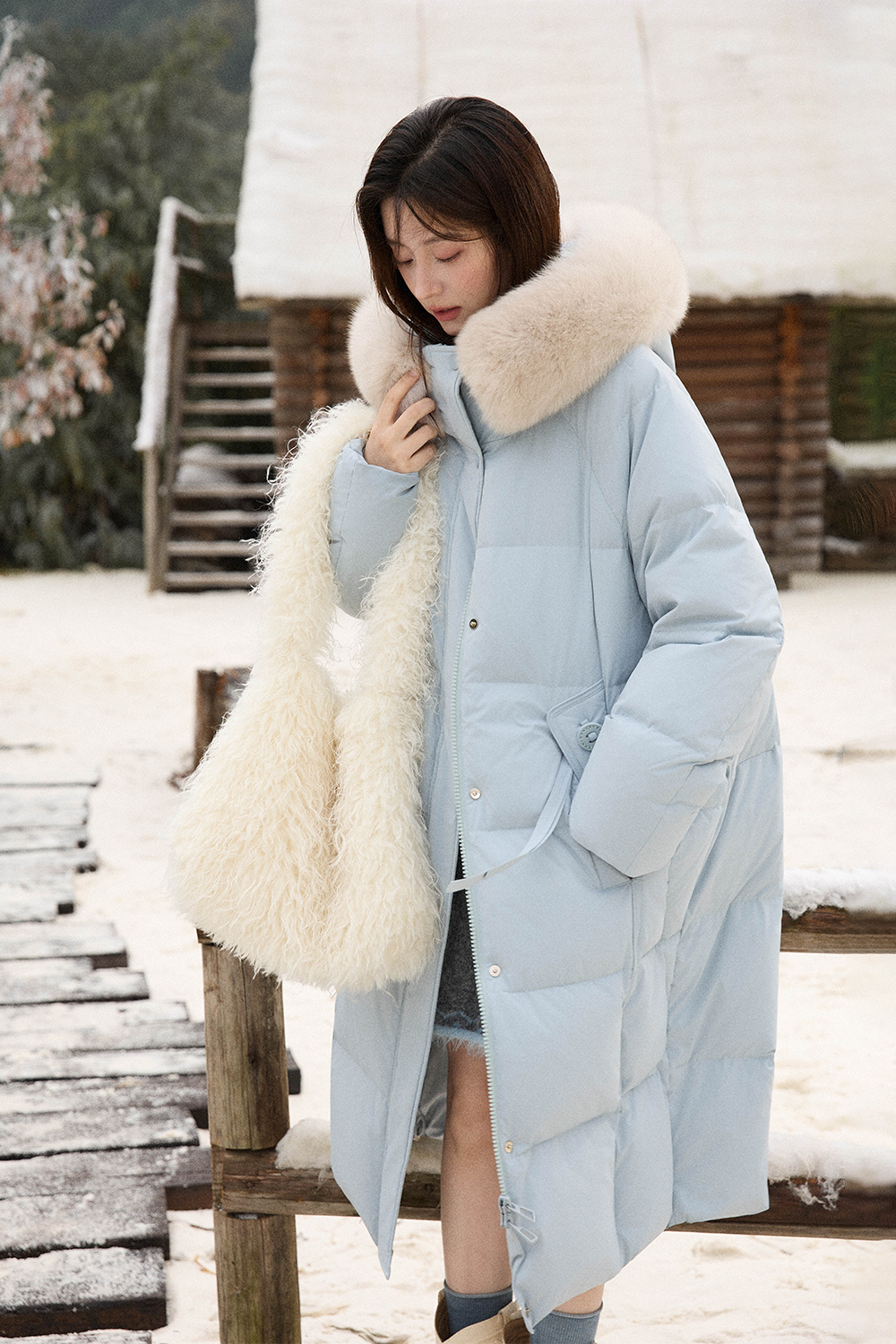 여성용 퍼퍼 재킷 코트