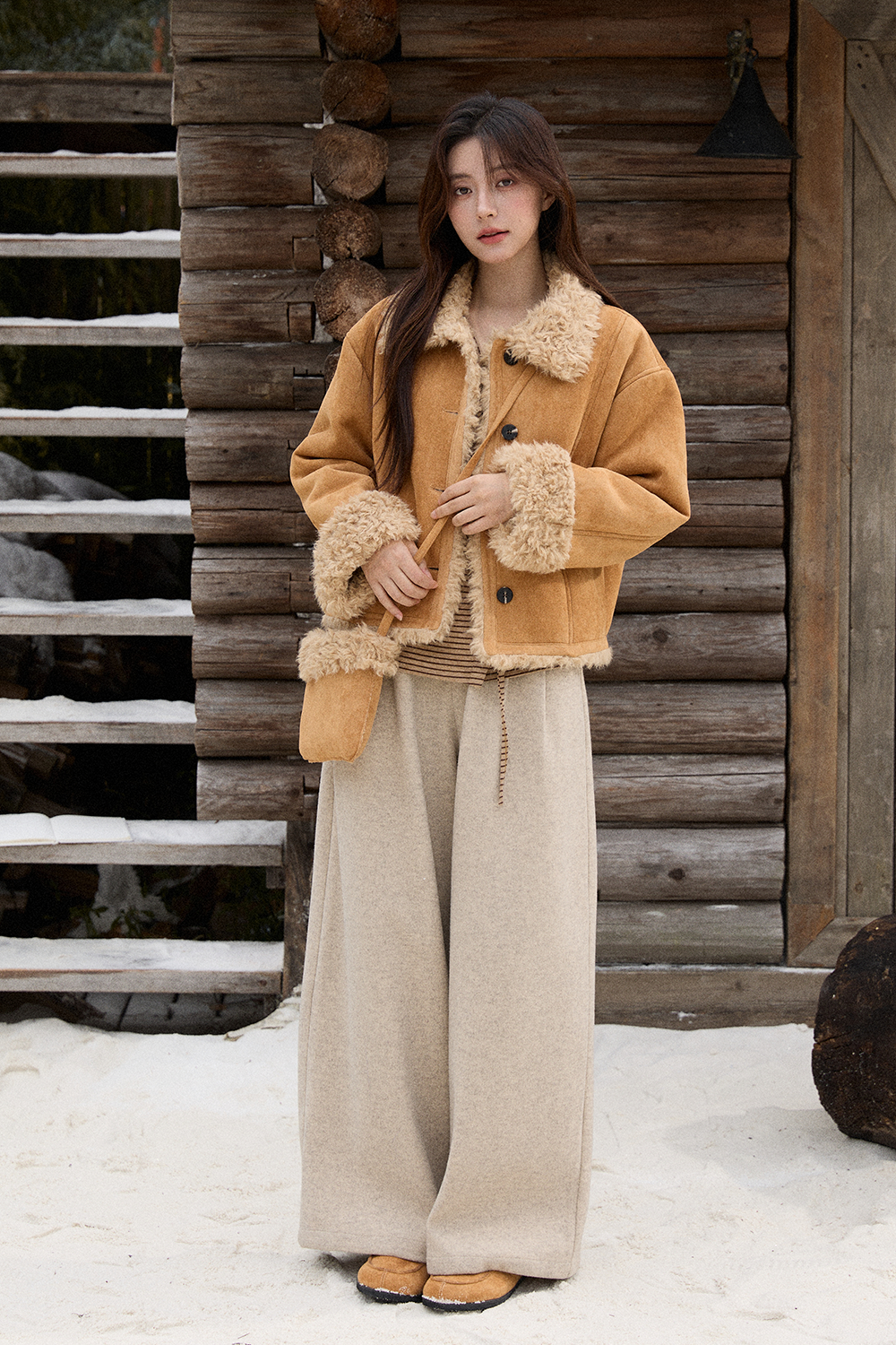 Mantel+Tas untuk Wanita