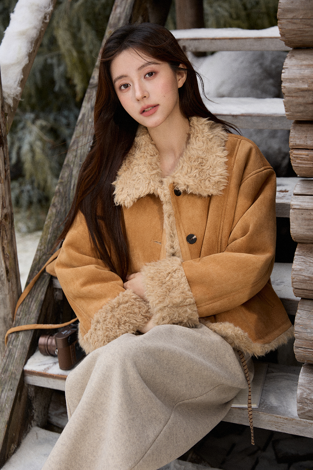 Mantel+Tas untuk Wanita