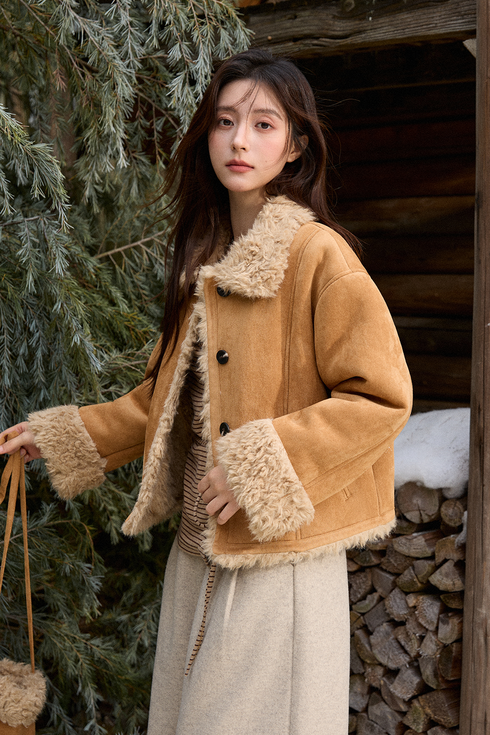 Mantel+Tas untuk Wanita