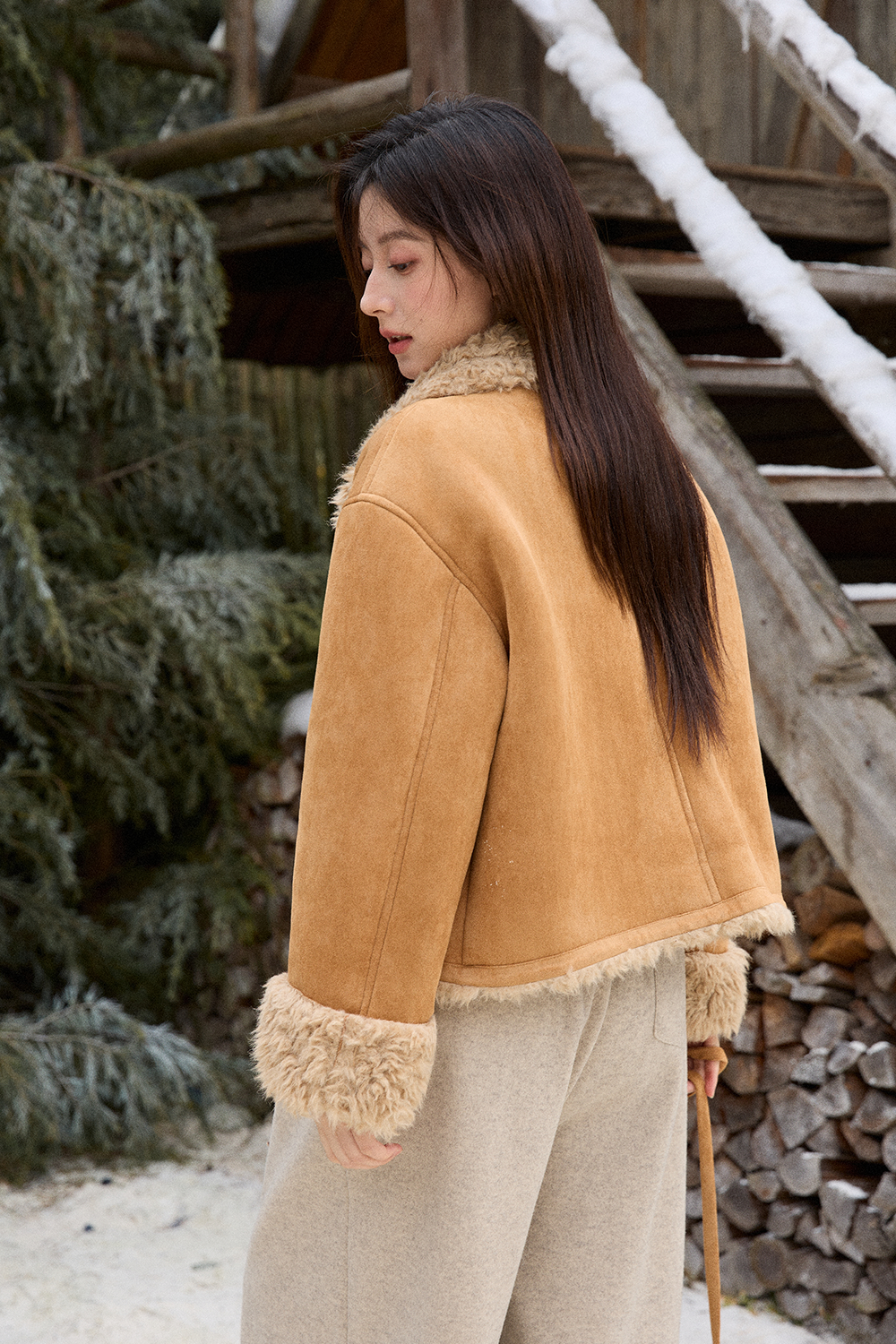 Mantel+Tas untuk Wanita