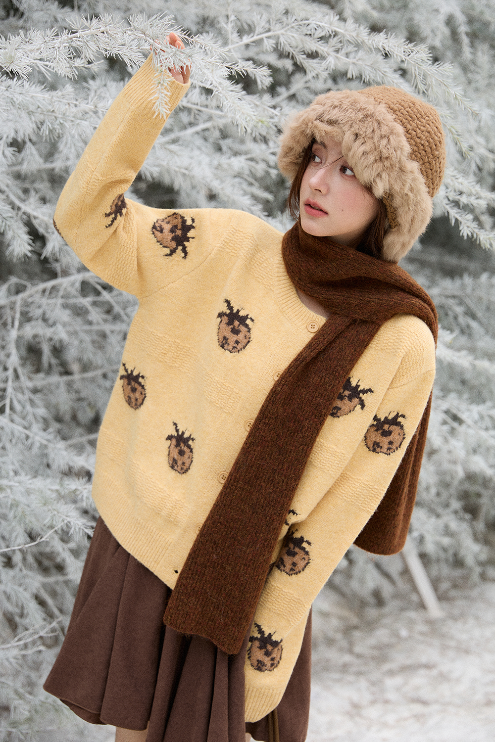 여성용 니트 셔츠