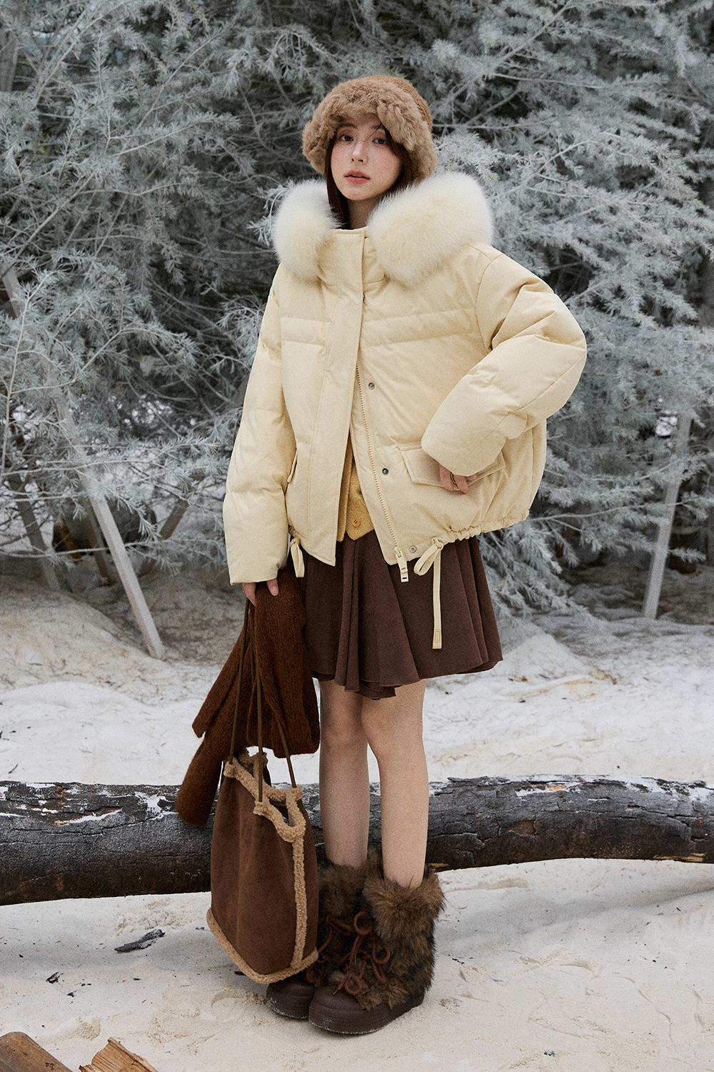 여성용 퍼퍼 재킷 코트