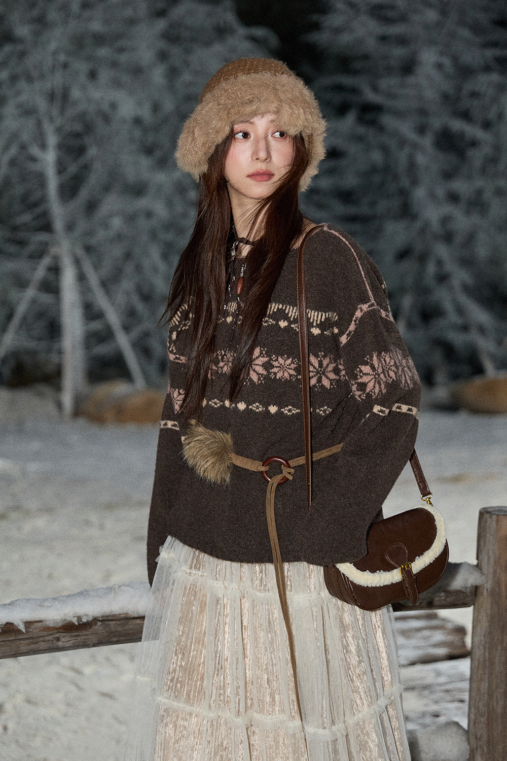 여성용 니트 셔츠