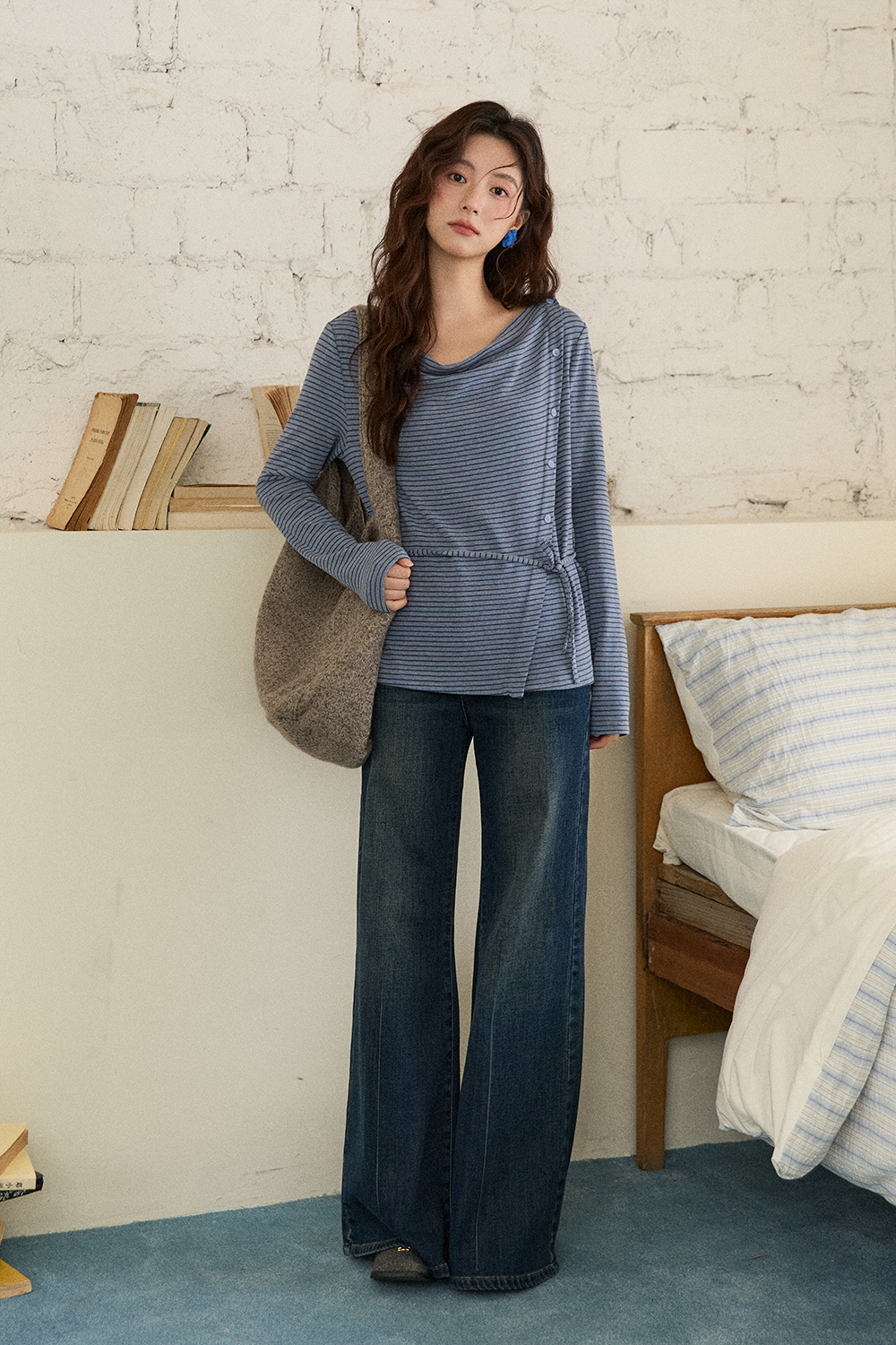 여성용 긴팔 티셔츠